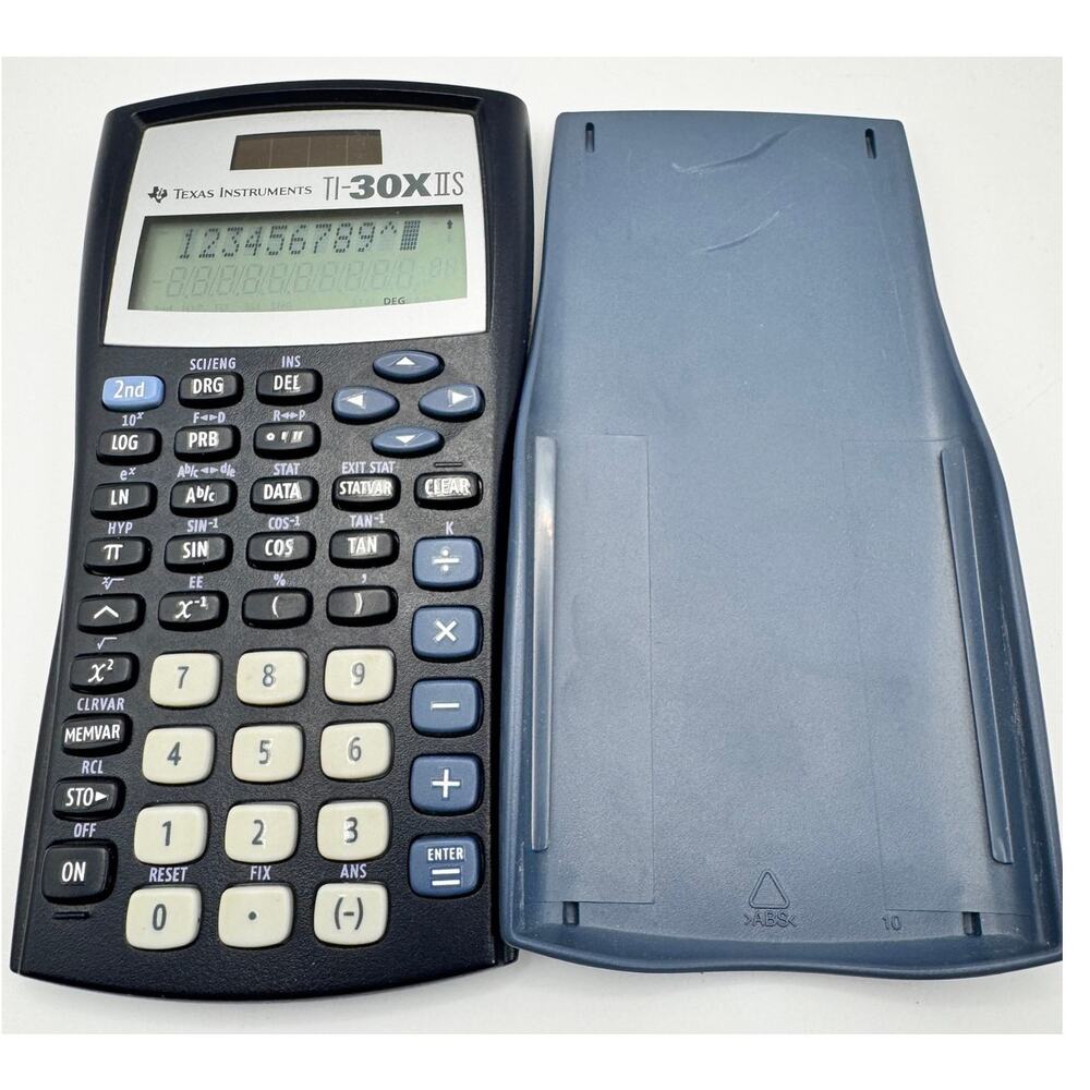 Texas Instruments TI-30X IIS Scientific Calculator‎ 2-Line Black - Solar - Picture 2 of 3